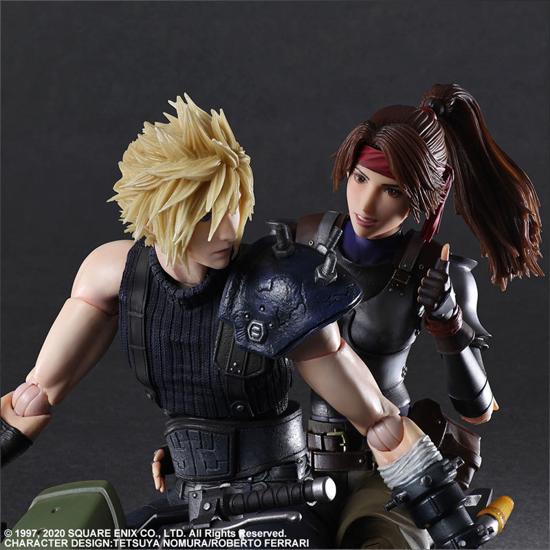 真女主角登場!PLAY ARTS改『FF7重製版 潔西&機車套組』明年 03 月發售