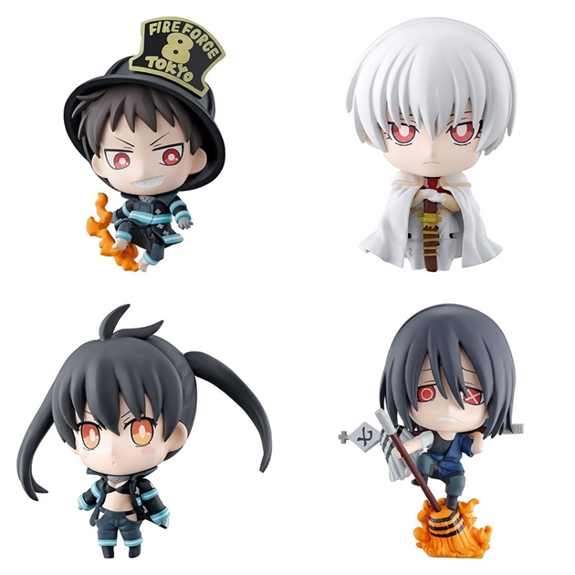 GASHAPON《炎炎消防隊》角色人物收藏轉蛋 淺草破壞王等七位人氣角色登場~