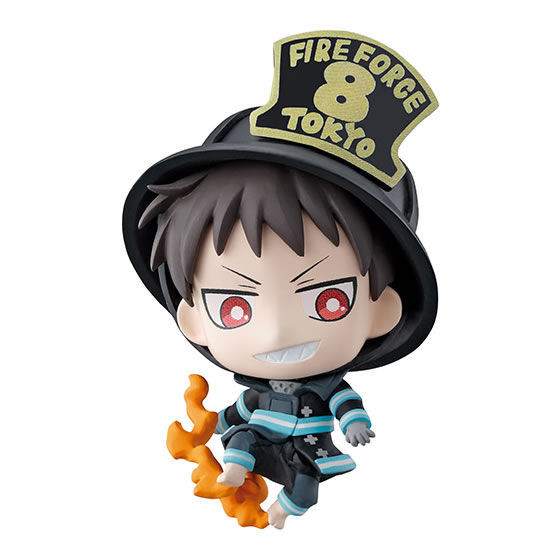 GASHAPON《炎炎消防隊》角色人物收藏轉蛋 淺草破壞王等七位人氣角色登場~