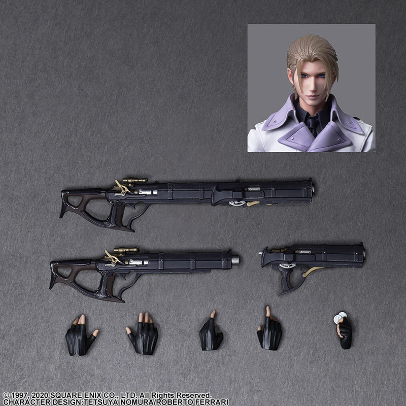冷酷的野心家立體化!PLAY ARTS改『FF7重製版 路法斯·神羅』11 月發售