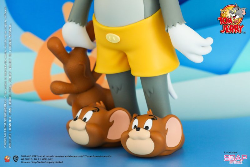 Soap Studio《湯姆貓與傑利鼠》瞌睡人偶（Tom and Jerry - Catnap Figure）