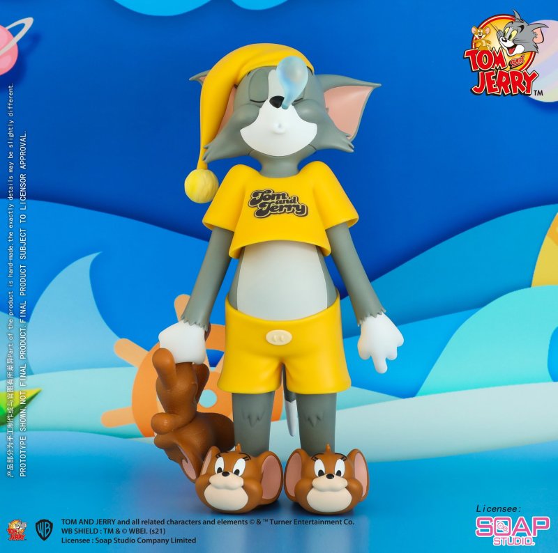 Soap Studio《湯姆貓與傑利鼠》瞌睡人偶（Tom and Jerry - Catnap Figure）