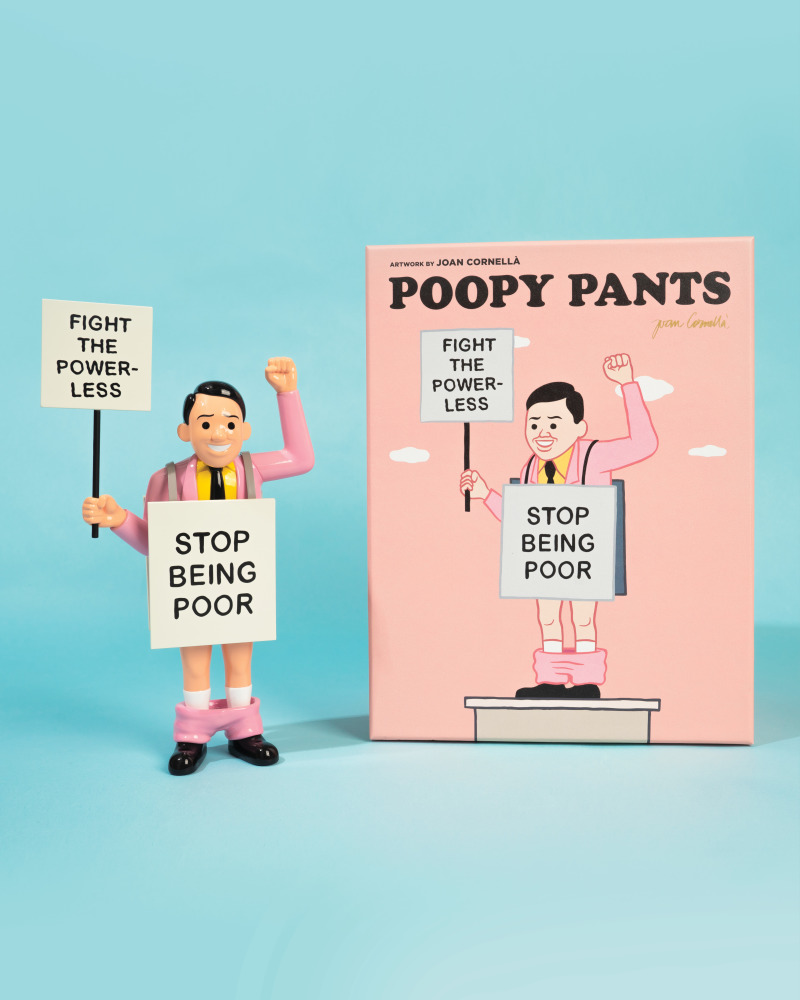 Joan Cornellà ×ARR 新作「POOPY PANTS」10吋搪膠公仔 6月17日全球首發！