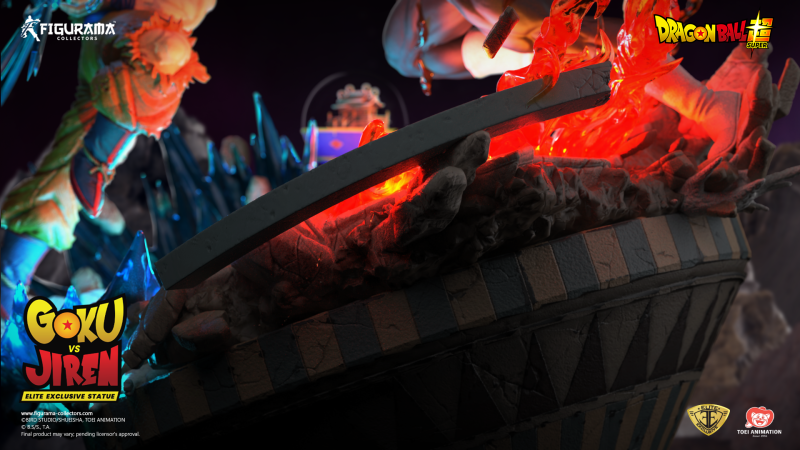 Figurama Collectors《七龍珠超》悟空vs吉連 1/6比例雕像 替換上身完整重現力量大會對決！