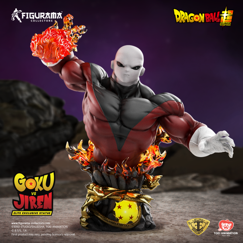 Figurama Collectors《七龍珠超》悟空vs吉連 1/6比例雕像 替換上身完整重現力量大會對決！