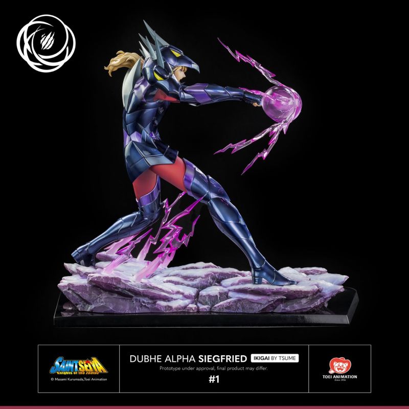 Tsume-Art IKIGAI 系列《聖闘士星矢》北歐神鬥士「α天樞星 雙頭龍 齊格菲」1/6 比例全身雕像