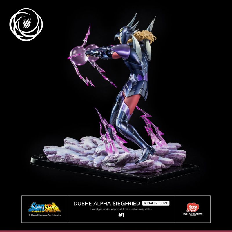 Tsume-Art IKIGAI 系列《聖闘士星矢》北歐神鬥士「α天樞星 雙頭龍 齊格菲」1/6 比例全身雕像