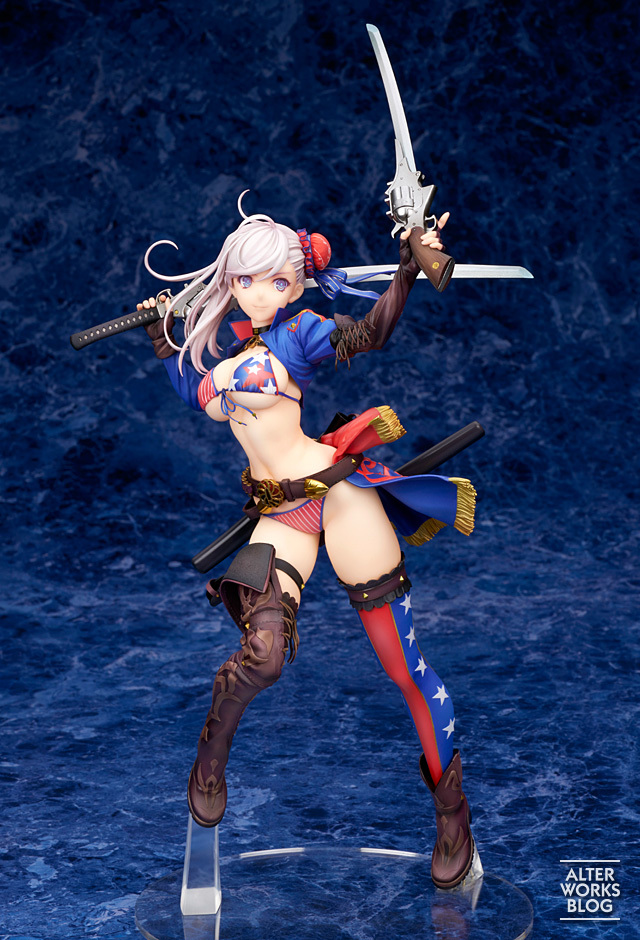 ALTER『FGO Berserker/宮本武藏 1/7比例模型』性感二刀流之姿明年 08 月發售！