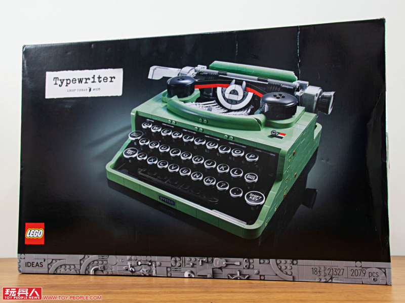 LEGO 21327 Ideas 系列【打字機】Typewriter 開箱報告 兼具優美外型與操作體驗的復古經典!