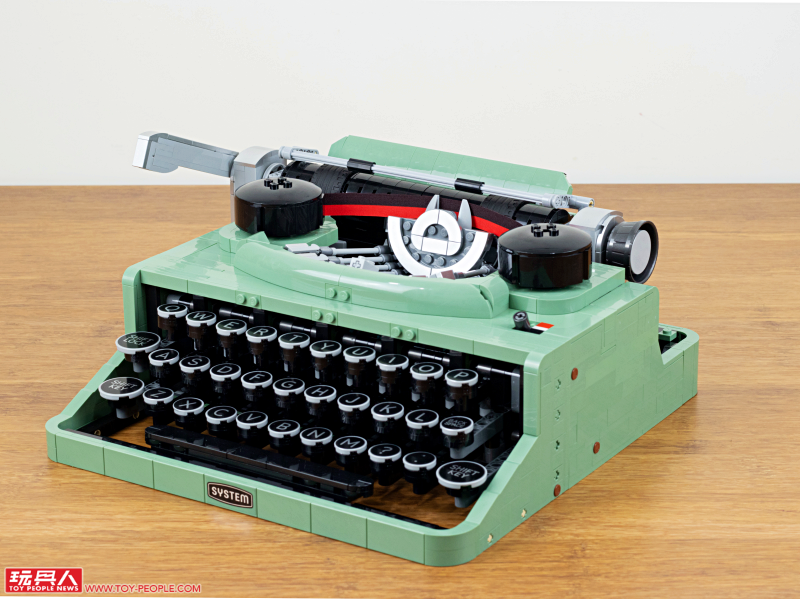 LEGO 21327 Ideas 系列【打字機】Typewriter 開箱報告 兼具優美外型與操作體驗的復古經典!