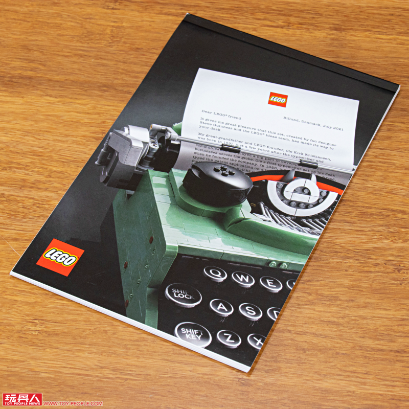 LEGO 21327 Ideas 系列【打字機】Typewriter 開箱報告 兼具優美外型與操作體驗的復古經典!