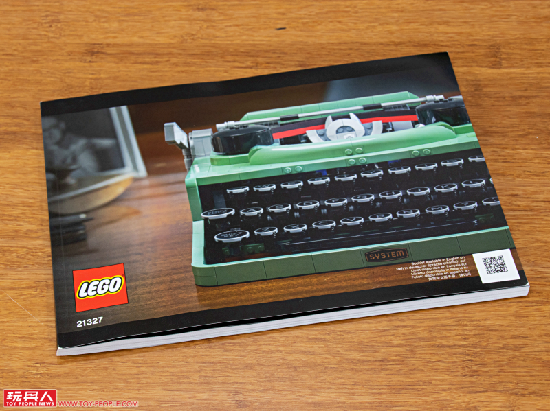 LEGO 21327 Ideas 系列【打字機】Typewriter 開箱報告 兼具優美外型與操作體驗的復古經典!