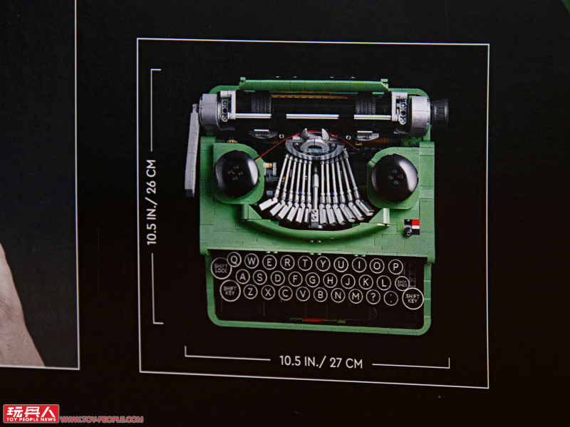 LEGO 21327 Ideas 系列【打字機】Typewriter 開箱報告 兼具優美外型與操作體驗的復古經典!