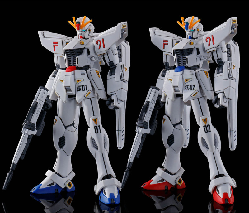 純白幻之配色『HG 1/144 鋼彈F91 VITAL 1號機&2號機套組』PB限定 10 月發售!