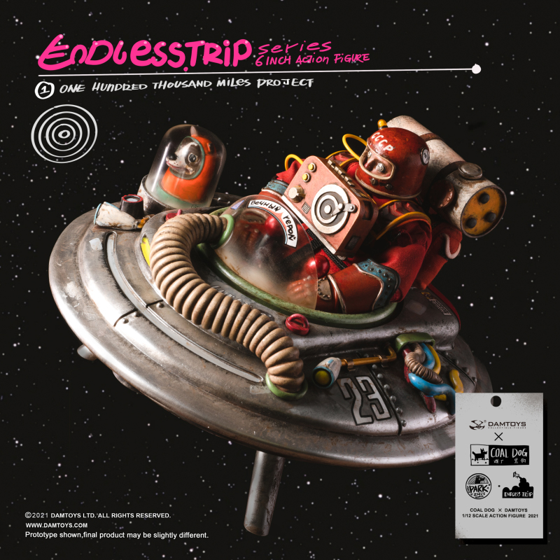DAMTOYS × Coal Dog《無盡旅途》十萬英里行動（One Hundred Thousand Miles Project）1/12 比例可動人偶