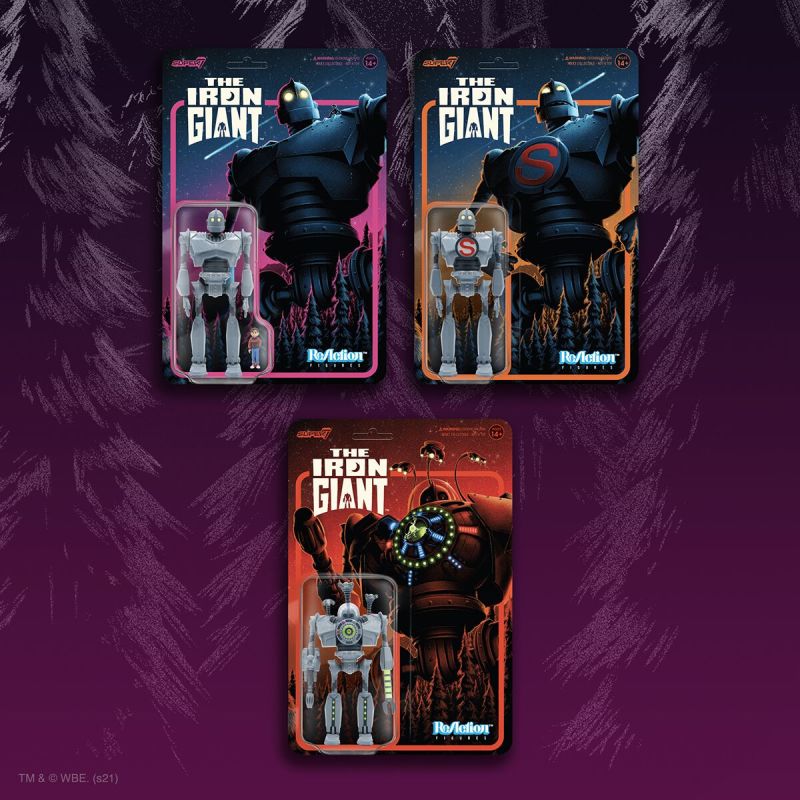 SUPER7 ReAction Figures《鐵巨人》（The Iron Giant）三款 3.75 吋吊卡玩具發表！