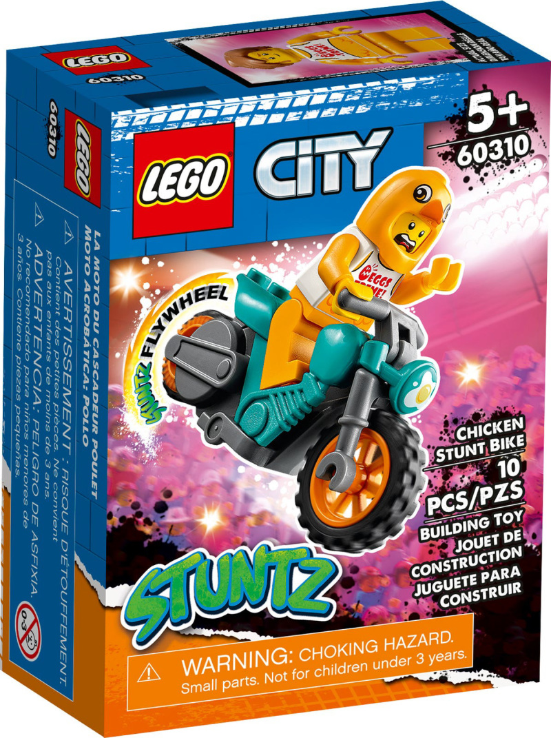 LEGO 60296、60297、60298、60309、60310、60311 城市系列 全新飛車競技主題「Stuntz」盒組情報（下篇）