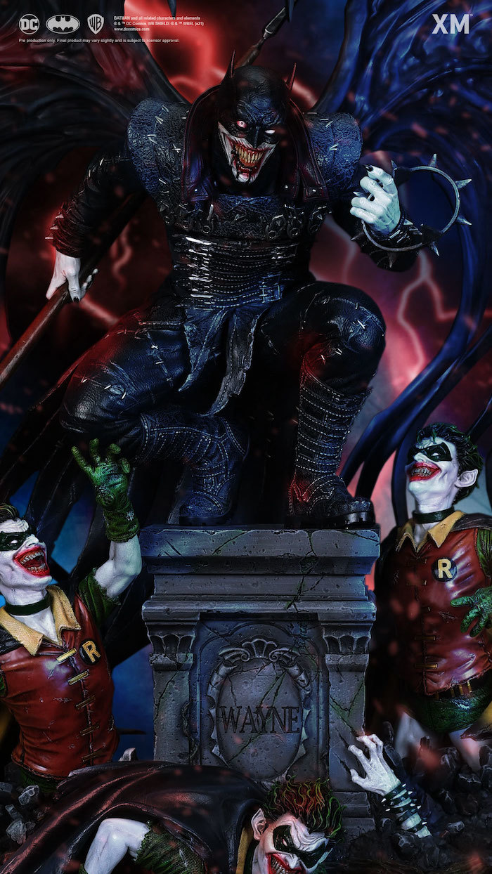 XM Studios DC《Dark Nights: Metal》大笑蝙蝠俠（The Batman Who Laughs）1/4 比例全身雕像