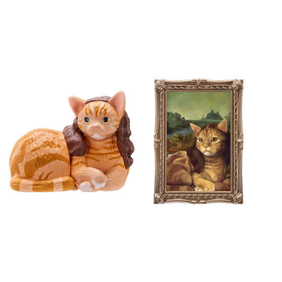 萬代GASHAPON「貓咪美術館」轉蛋 結合名畫與藝術貓貓的爆笑之作！
