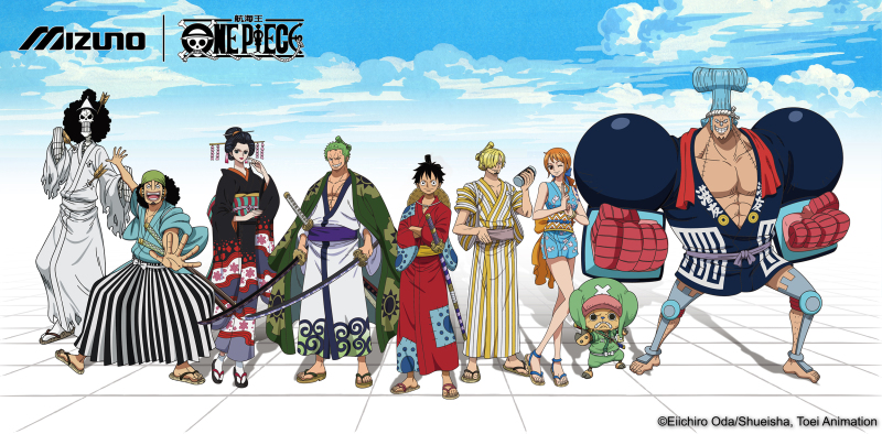 一起去冒險吧！美津濃X航海王 授權商品限量發售