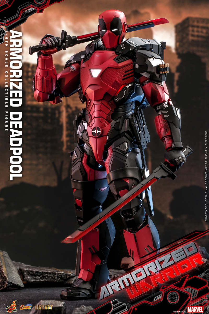 Hot Toys Armorized Warrior 系列 MARVEL【裝甲死侍】（Armorized Deadpool）1/6 比例收藏級人偶