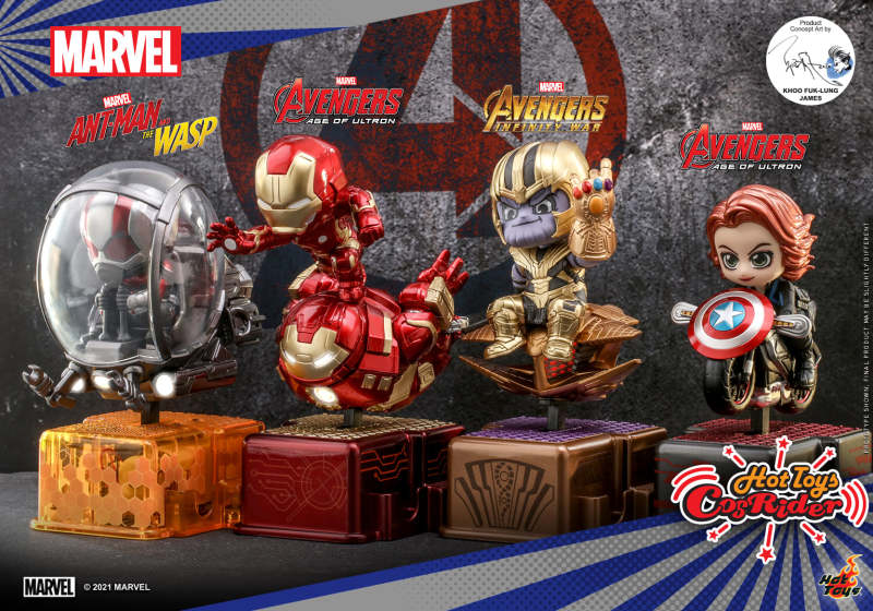 Hot Toys CosRider 系列 MARVEL 鋼鐵人、黑寡婦、蟻人、薩諾斯 多款新作公開！