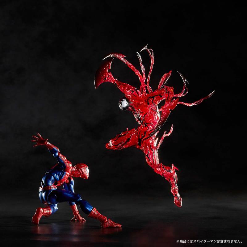血紅殘暴再登場!海洋堂 Amazing Yamaguchi Marvel「屠殺 血蜘蛛」限定透明 ver.
