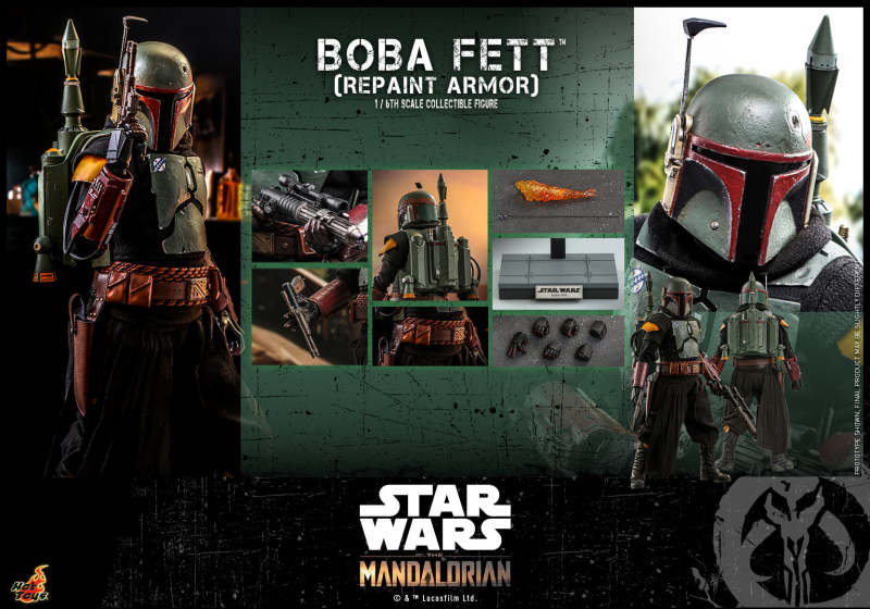 Hot Toys《曼達洛人》波巴·費特（Boba Fett）重塗裝甲版 1/6 比例收藏級人偶