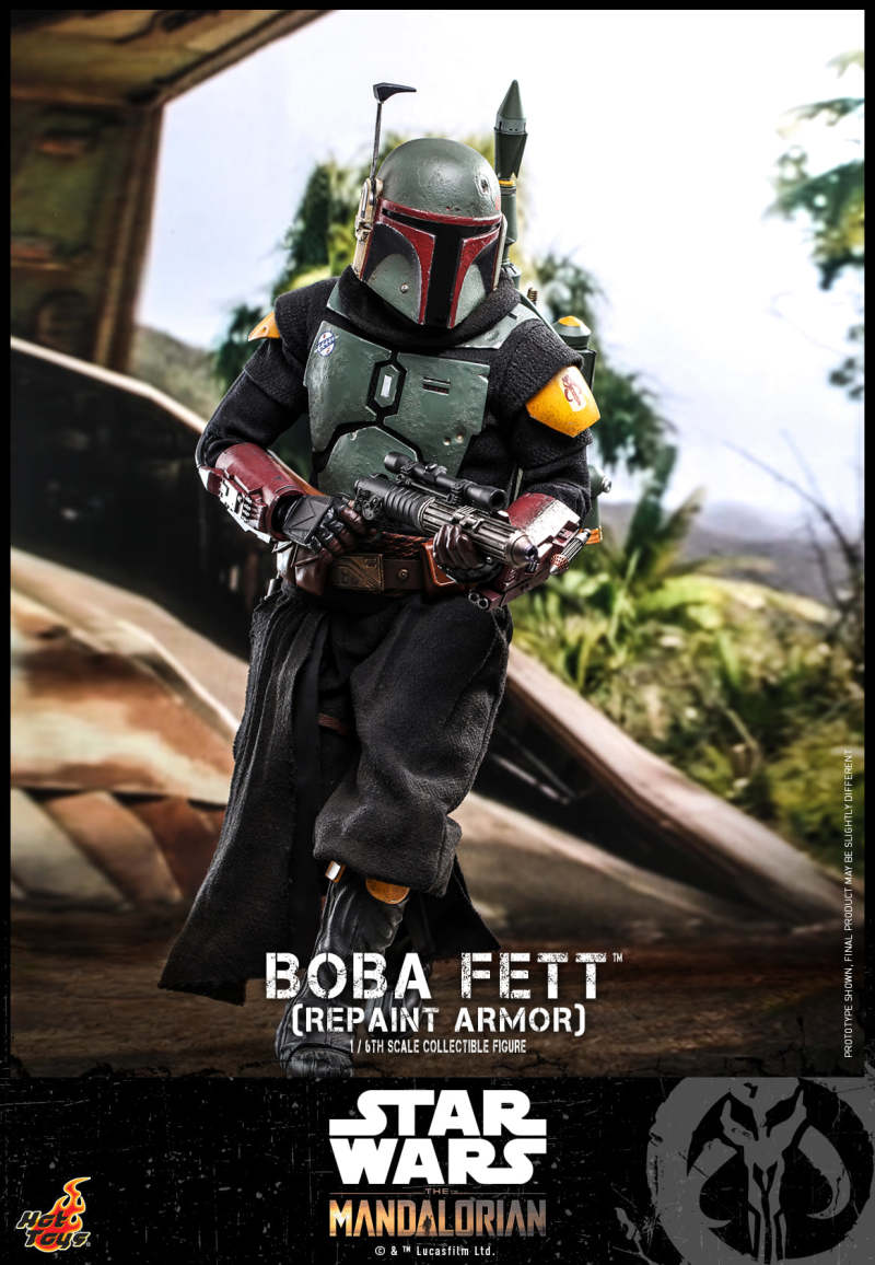 Hot Toys《曼達洛人》波巴·費特（Boba Fett）重塗裝甲版 1/6 比例收藏級人偶