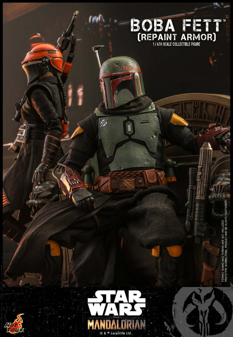 Hot Toys《曼達洛人》波巴·費特（Boba Fett）重塗裝甲版 1/6 比例收藏級人偶