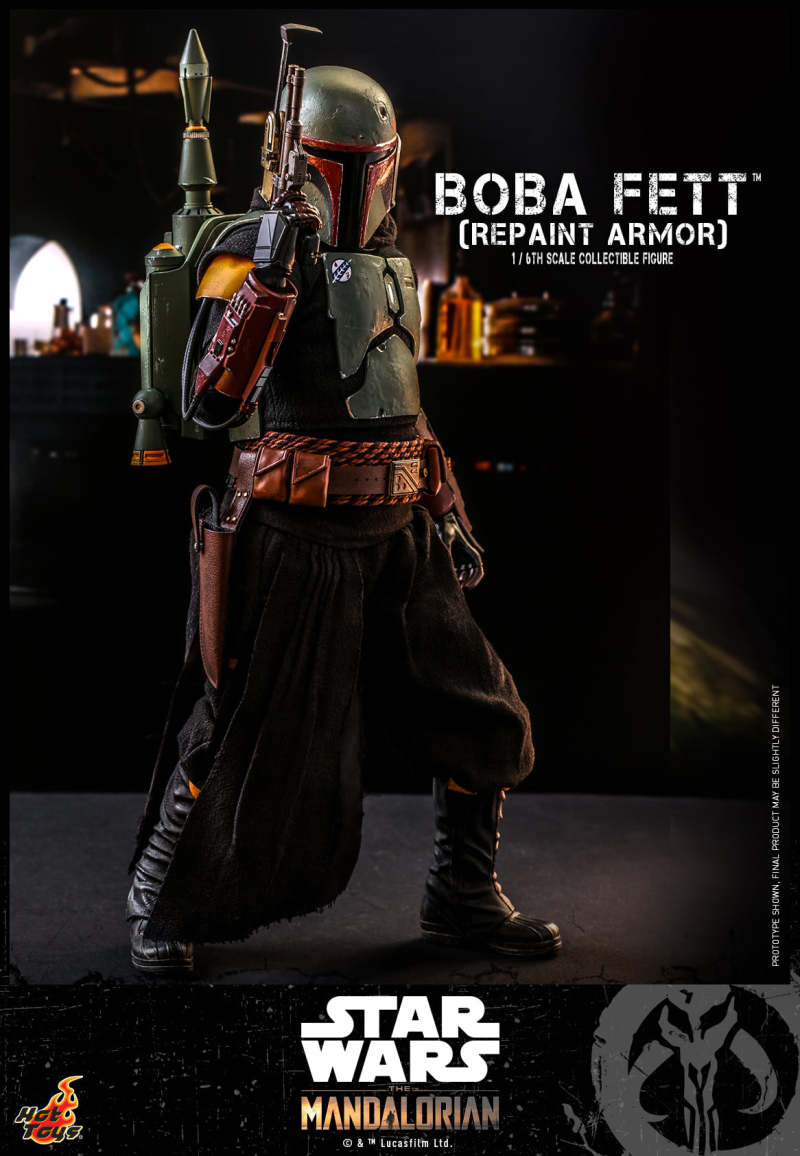 Hot Toys《曼達洛人》波巴·費特（Boba Fett）重塗裝甲版 1/6 比例收藏級人偶