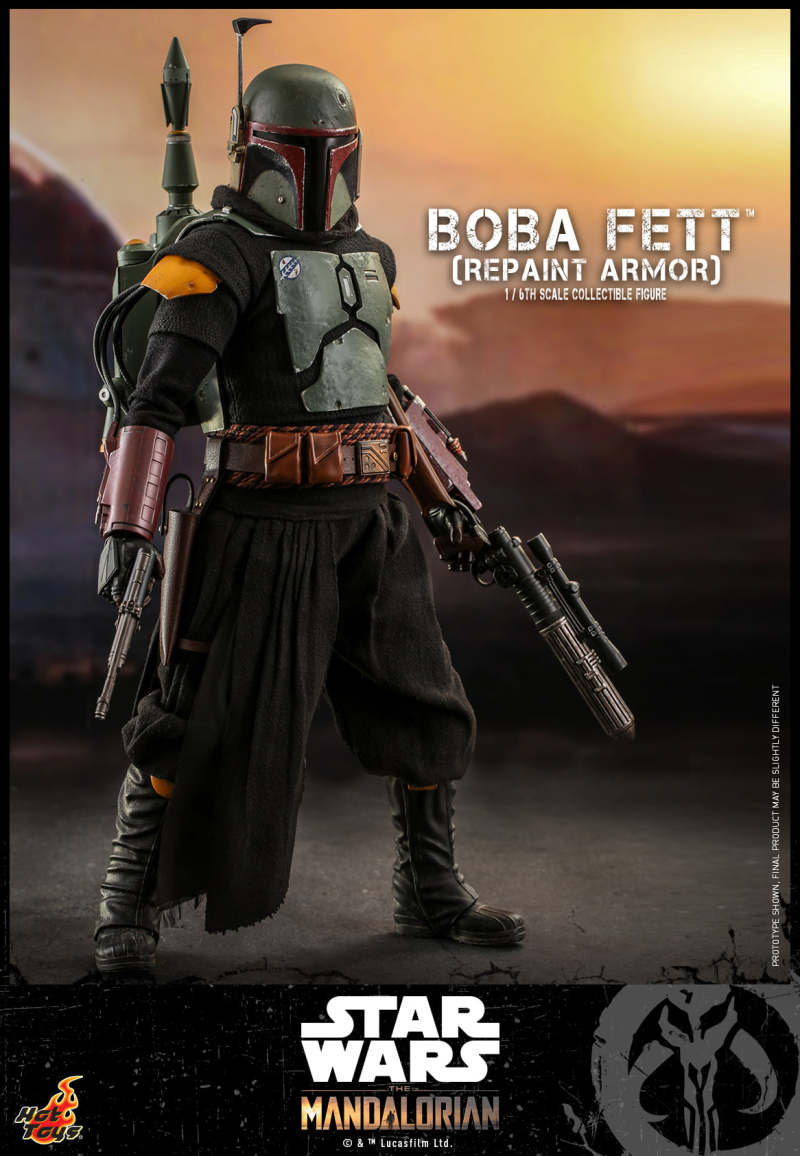 Hot Toys《曼達洛人》波巴·費特（Boba Fett）重塗裝甲版 1/6 比例收藏級人偶
