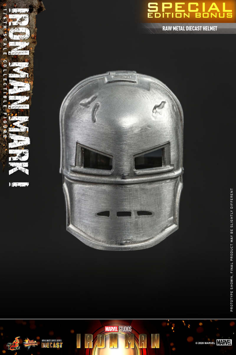 Hot Toys《鋼鐵人》鋼鐵人馬克1號(Iron Man Mark I)1/6 比例合金人偶