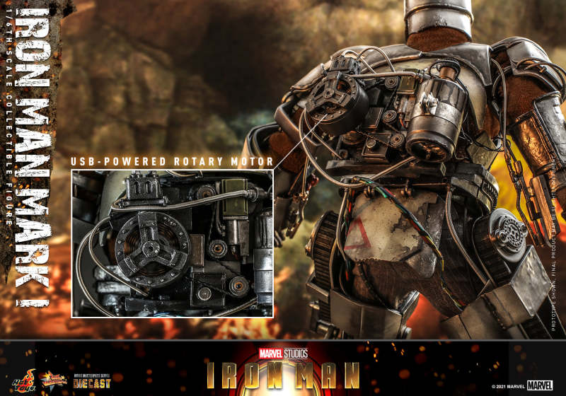 Hot Toys《鋼鐵人》鋼鐵人馬克1號(Iron Man Mark I)1/6 比例合金人偶