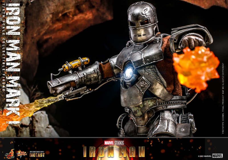 Hot Toys《鋼鐵人》鋼鐵人馬克1號(Iron Man Mark I)1/6 比例合金人偶