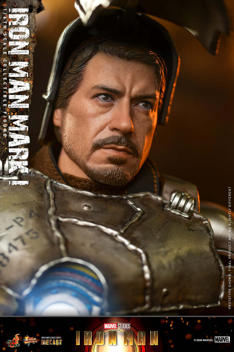 Hot Toys《鋼鐵人》鋼鐵人馬克1號(Iron Man Mark I)1/6 比例合金人偶