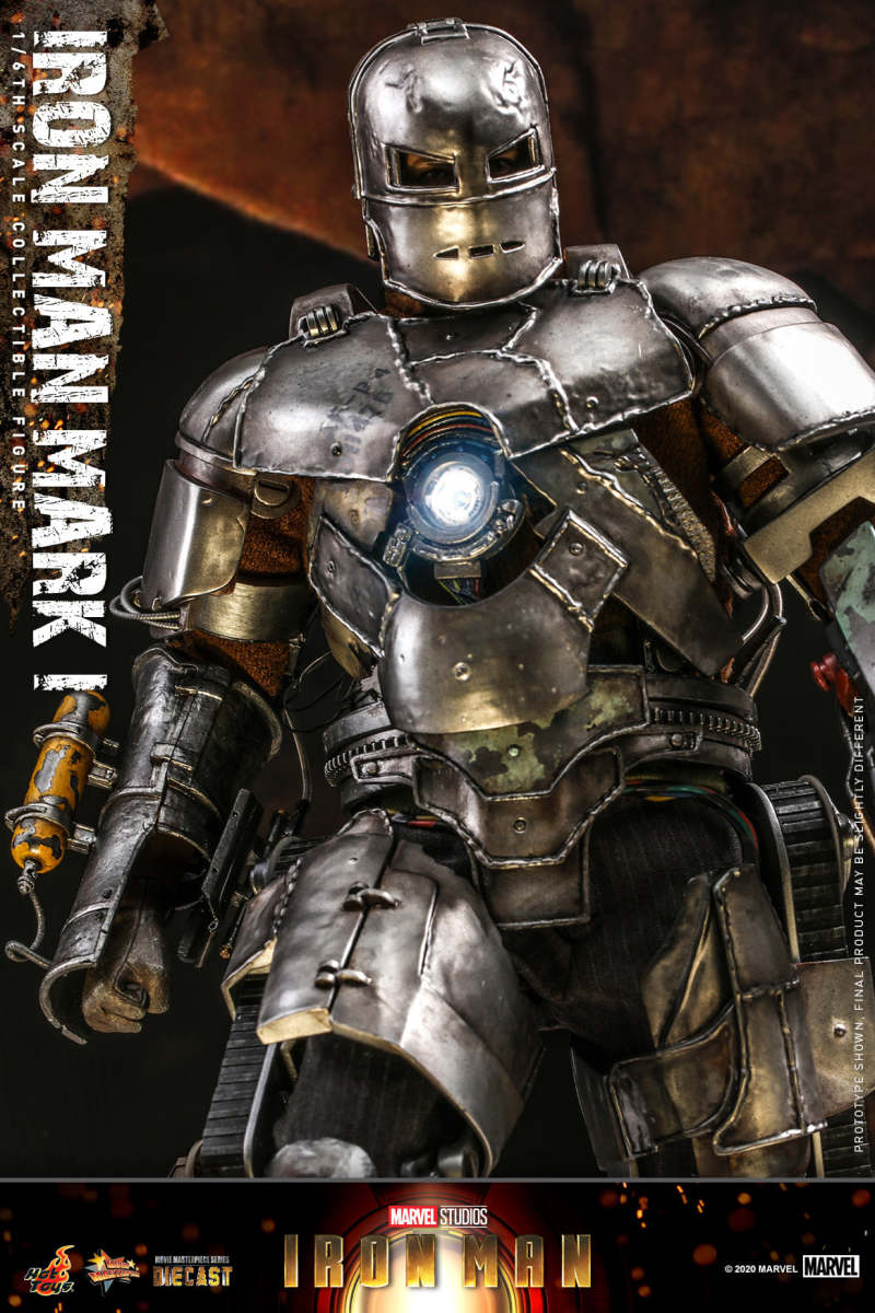 Hot Toys《鋼鐵人》鋼鐵人馬克1號(Iron Man Mark I)1/6 比例合金人偶