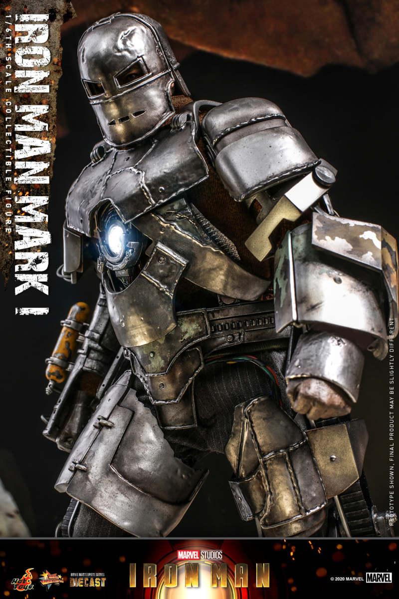 Hot Toys《鋼鐵人》鋼鐵人馬克1號(Iron Man Mark I)1/6 比例合金人偶