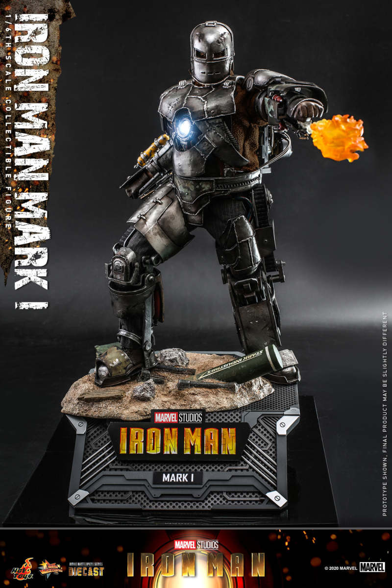 Hot Toys《鋼鐵人》鋼鐵人馬克1號(Iron Man Mark I)1/6 比例合金人偶