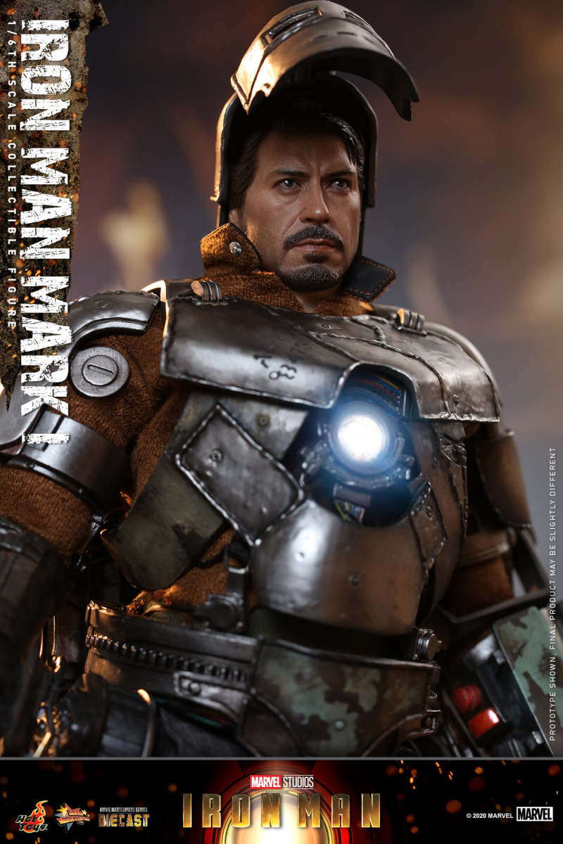 Hot Toys《鋼鐵人》鋼鐵人馬克1號(Iron Man Mark I)1/6 比例合金人偶