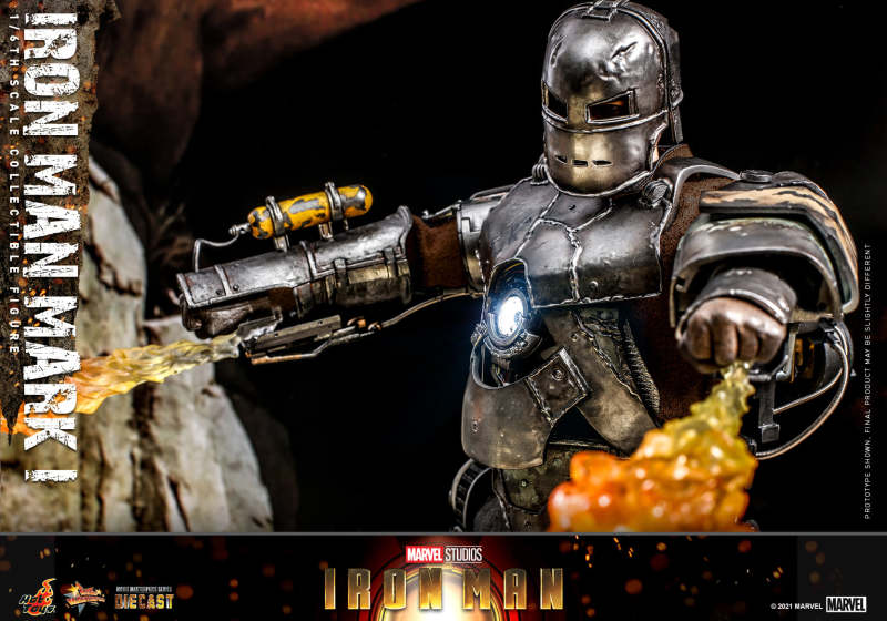 Hot Toys《鋼鐵人》鋼鐵人馬克1號(Iron Man Mark I)1/6 比例合金人偶