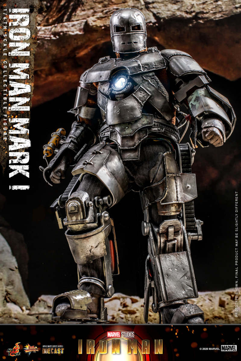 Hot Toys《鋼鐵人》鋼鐵人馬克1號（Iron Man Mark I）1/6 比例合金人偶