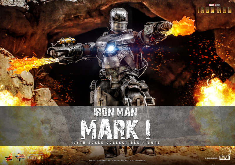 Hot Toys《鋼鐵人》鋼鐵人馬克1號(Iron Man Mark I)1/6 比例合金人偶