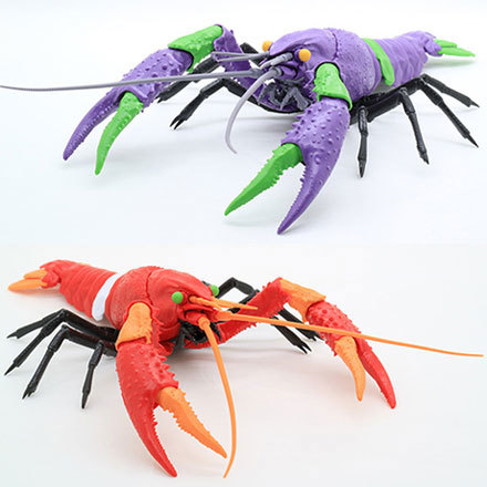 新世紀螯蝦戰士 FUJIMIxEVANGELION『自由研究 美國螯蝦 初號機/2號機規格』組裝模型 10 月發售!
