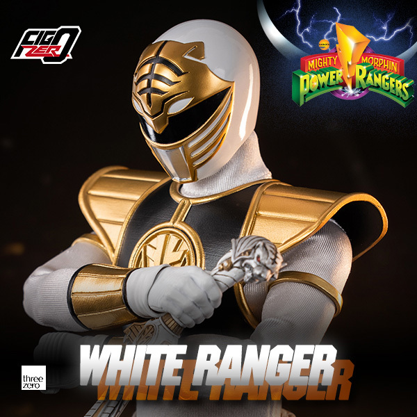 threezero《金剛戰士》白衣戰士 WHITE RANGER 1/6 立體可動人形