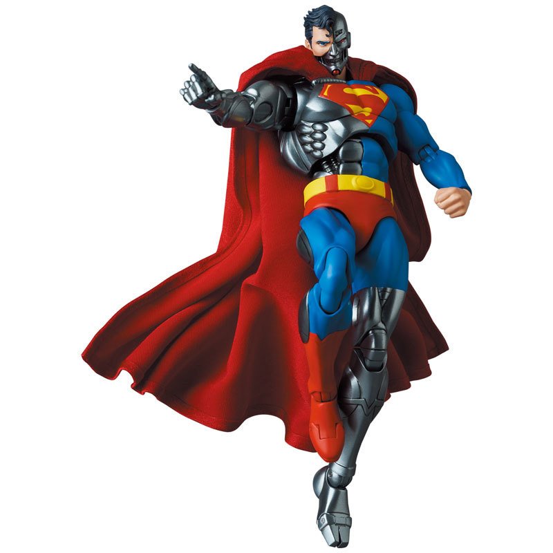 MAFEX DC漫畫《超人歸來》生化超人（CYBORG SUPERMAN）6 吋可動人偶| 玩具人Toy People News
