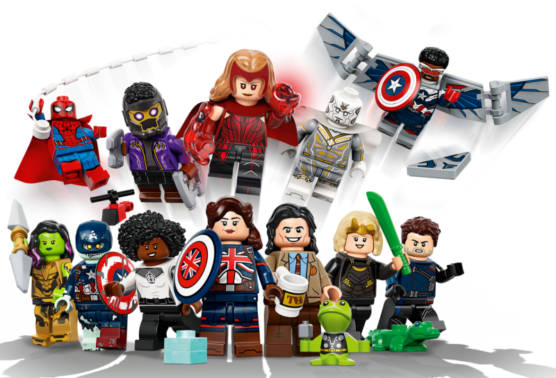 Lego minifigures marvel 2021 когда выйдет