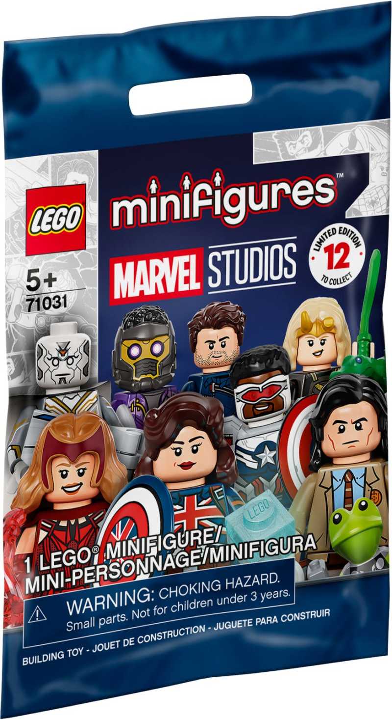 LEGO 71031「漫威工作室」人偶抽抽包 以超人氣影集為首的堅強陣容！（LEGO Minifigures Marvel Studios）