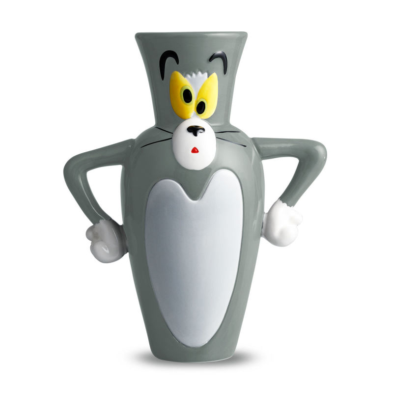 萬代名工《湯姆貓與傑利鼠》搞笑名場面「花瓶湯姆貓」陶器商品化！真的可以插花啦～
