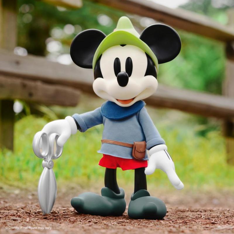 SUPER7《勇敢的小裁縫》米奇（Brave Little Tailor Mickey Mouse）16 吋可動搪膠人偶